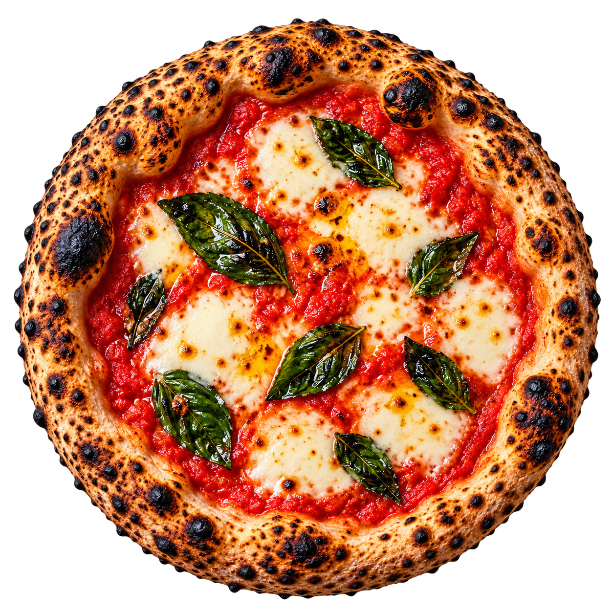 Pizza Più Sud con ingredienti regionali evidenziati